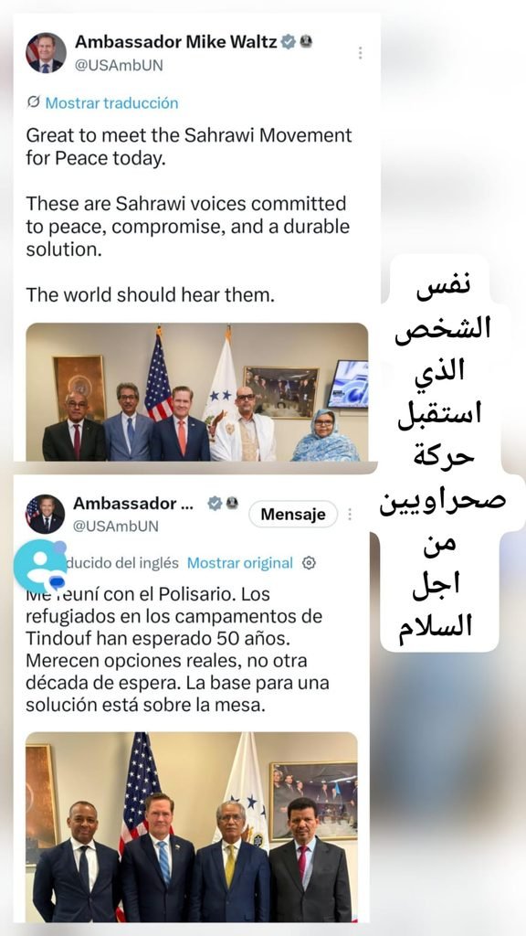2026100207412945256-576x1024 El doble mensaje de Waltz: lo que el silencio del Polisario revela